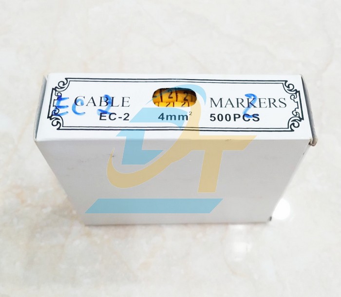 Vòng đánh số dây mạng 3.6-7.4mm EC-2 (Hộp 500 cái)  China | Giá rẻ nhất - Công Ty TNHH Thương Mại Dịch Vụ Đạt Tâm