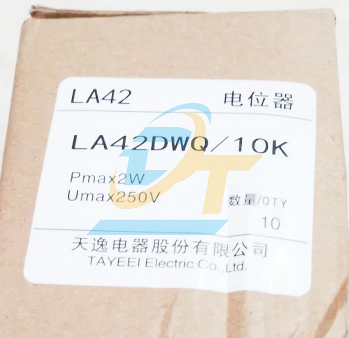 Biến trở 1 vòng phi 22 LA42DWQ/10K  China | Giá rẻ nhất - Công Ty TNHH Thương Mại Dịch Vụ Đạt Tâm