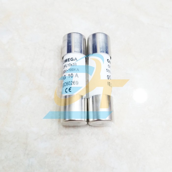 Cầu chì sứ 10x38 Omega 10A  OMEGA | Giá rẻ nhất - Công Ty TNHH Thương Mại Dịch Vụ Đạt Tâm