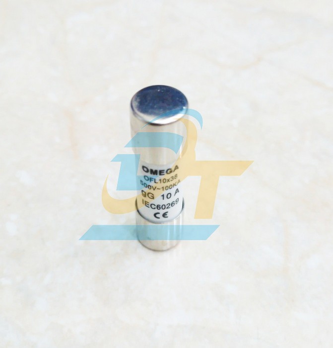 Cầu chì sứ 10x38 Omega 10A  OMEGA | Giá rẻ nhất - Công Ty TNHH Thương Mại Dịch Vụ Đạt Tâm