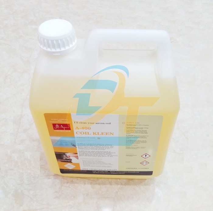 Dung dịch vệ sinh máy lạnh Apex A-400 Coil Kleen (5L)  APEX-CHEMICAL | Giá rẻ nhất - Công Ty TNHH Thương Mại Dịch Vụ Đạt Tâm