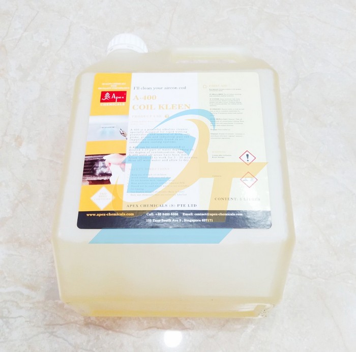 Dung dịch vệ sinh máy lạnh Apex A-400 Coil Kleen (5L)  APEX-CHEMICAL | Giá rẻ nhất - Công Ty TNHH Thương Mại Dịch Vụ Đạt Tâm