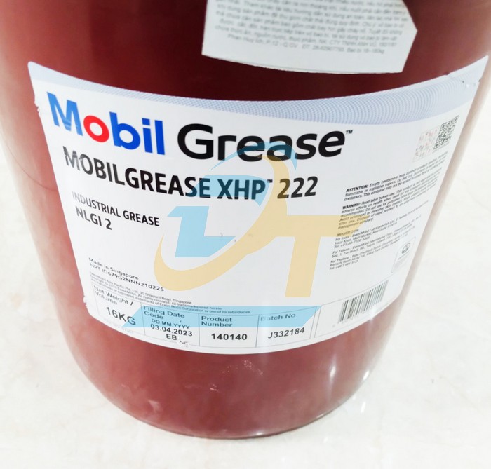 Mỡ chịu nhiệt MobilGrease XHP 222 (16kg/Thùng)  MOBIL | Giá rẻ nhất - Công Ty TNHH Thương Mại Dịch Vụ Đạt Tâm