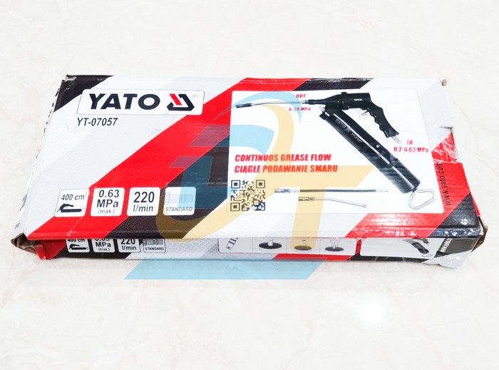 Súng bơm mỡ cầm tay khí nén 400cc Yato YT-07057 YT-07057 YaTo | Giá rẻ nhất - Công Ty TNHH Thương Mại Dịch Vụ Đạt Tâm