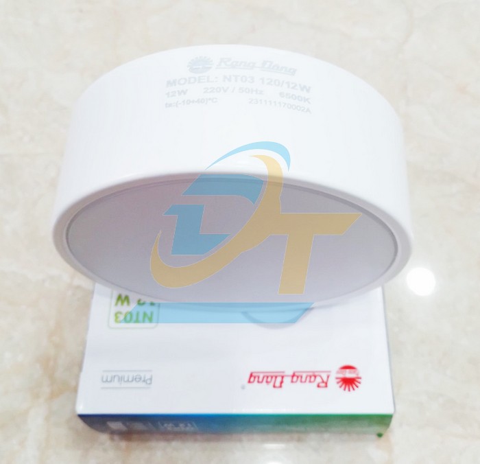 Đèn led Downlight ốp trần gắn nổi 120/12W 6500K Rạng Đông NT03  RangDong | Giá rẻ nhất - Công Ty TNHH Thương Mại Dịch Vụ Đạt Tâm