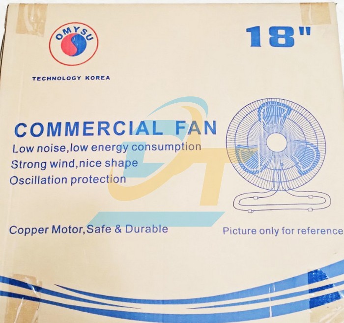 Quạt sàn công nghiệp 450mm 130W 220V Omysu FY-45  OMYSU | Giá rẻ nhất - Công Ty TNHH Thương Mại Dịch Vụ Đạt Tâm