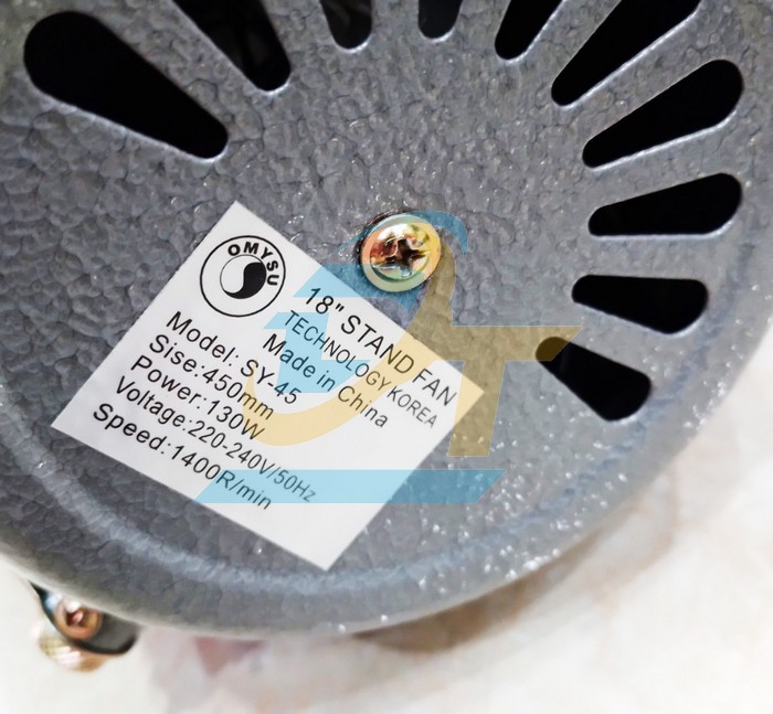 Quạt sàn công nghiệp 450mm 130W 220V Omysu FY-45  OMYSU | Giá rẻ nhất - Công Ty TNHH Thương Mại Dịch Vụ Đạt Tâm