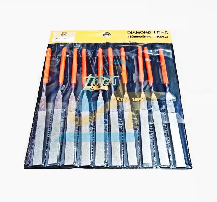 Dũa kim cương dẹp Hongyu 5x180mm  HONGYU | Giá rẻ nhất - Công Ty TNHH Thương Mại Dịch Vụ Đạt Tâm