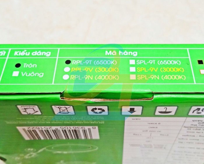 Đèn LED Panel âm trần 9W 6500K MPE RPL-9T  MPE | Giá rẻ nhất - Công Ty TNHH Thương Mại Dịch Vụ Đạt Tâm