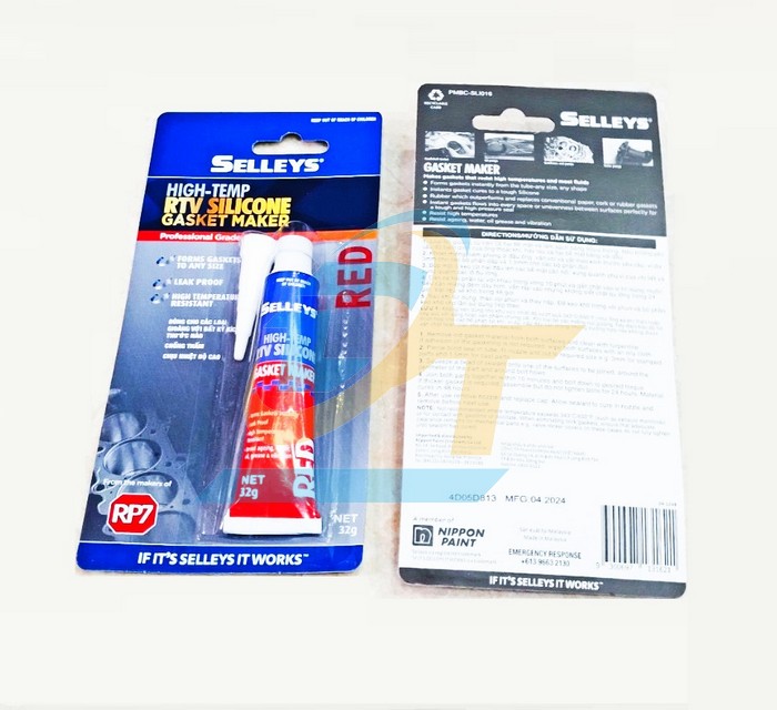 Keo thế ron đỏ Selleys High-temp RTV Silicone 32gr  Selleys | Giá rẻ nhất - Công Ty TNHH Thương Mại Dịch Vụ Đạt Tâm