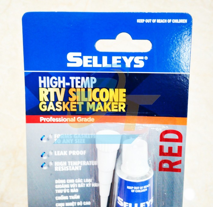 Keo thế ron đỏ Selleys High-temp RTV Silicone 32gr  Selleys | Giá rẻ nhất - Công Ty TNHH Thương Mại Dịch Vụ Đạt Tâm