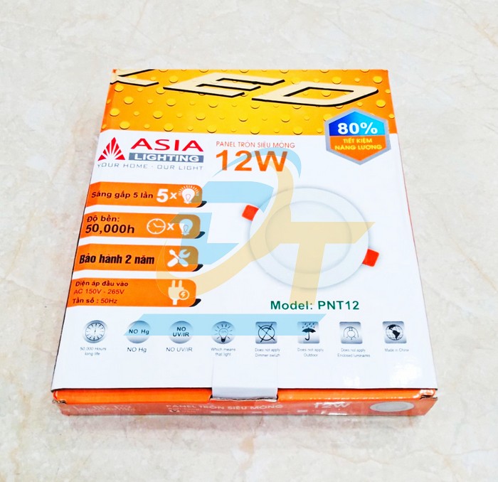 Đèn led Panel âm trần 12W 150-265V Asia PNT12W-T  ASIA | Giá rẻ nhất - Công Ty TNHH Thương Mại Dịch Vụ Đạt Tâm
