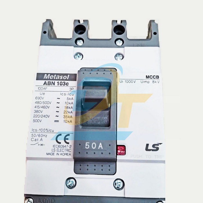 Cầu dao điện MCCB (khối) LS ABN103c 3P 50A 22kA  LS | Giá rẻ nhất - Công Ty TNHH Thương Mại Dịch Vụ Đạt Tâm