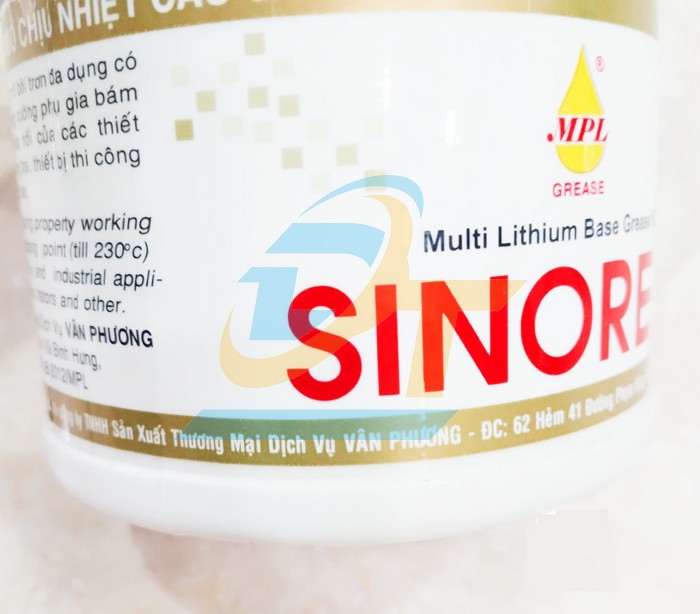 Mỡ chịu nhiệt đa năng Sinorex Grease NLGI 3 (400g)  MPL-Grease | Giá rẻ nhất - Công Ty TNHH Thương Mại Dịch Vụ Đạt Tâm