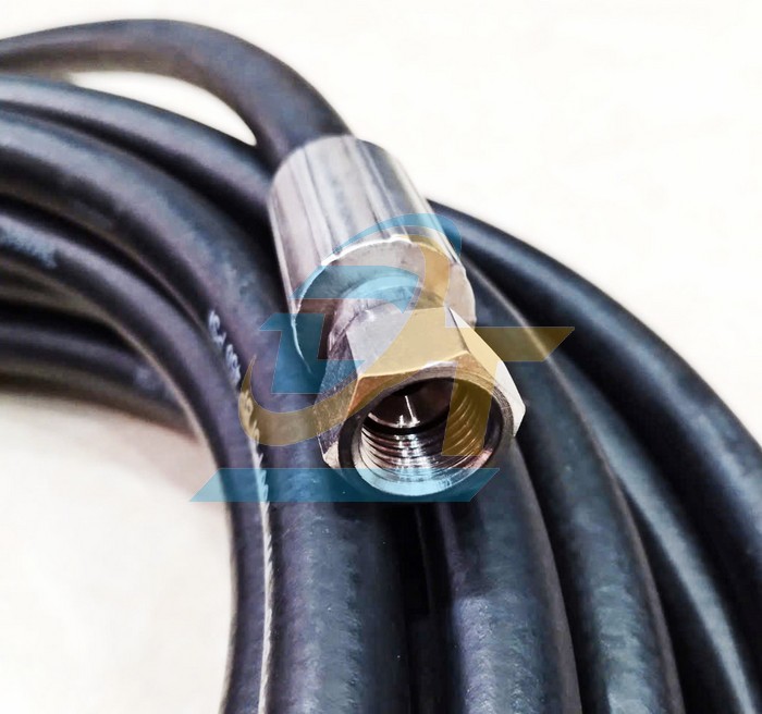 Ống tuy ô thủy lực 1 lớp bố Takara 3/8"x15M bấm 2 đầu ren trong 14 côn lõm  TAKARA | Giá rẻ nhất - Công Ty TNHH Thương Mại Dịch Vụ Đạt Tâm