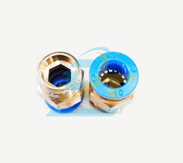 Đầu nối hơi thẳng ren ngoài 17 ống 10 China PC10-03  China | Giá rẻ nhất - Công Ty TNHH Thương Mại Dịch Vụ Đạt Tâm