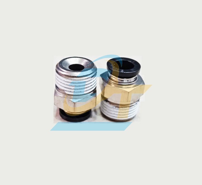 Đầu nối hơi thẳng ren ngoài 17 ống 8 Airtac PC803D PC803D Airtac | Giá rẻ nhất - Công Ty TNHH Thương Mại Dịch Vụ Đạt Tâm