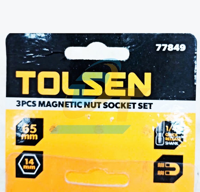 Bộ 3 đầu bắn tôn 14mm Tolsen 77849  Tolsen | Giá rẻ nhất - Công Ty TNHH Thương Mại Dịch Vụ Đạt Tâm