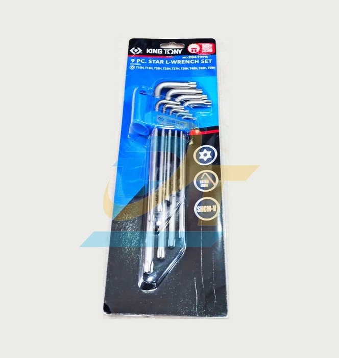 Bộ lục giác sao có lỗ 9 chi tiết T10-T50 Kingtony 20419PR  KingTony | Giá rẻ nhất - Công Ty TNHH Thương Mại Dịch Vụ Đạt Tâm