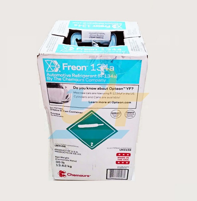 Gas lạnh R134A Chemours Freon 13.62kg (USA)  CHEMOURS | Giá rẻ nhất - Công Ty TNHH Thương Mại Dịch Vụ Đạt Tâm