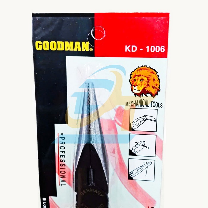Kìm nhọn cán đỏ 8" Goodman KD-1006  Goodman | Giá rẻ nhất - Công Ty TNHH Thương Mại Dịch Vụ Đạt Tâm