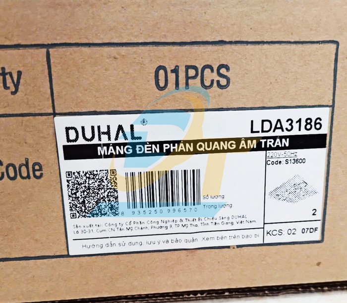Máng đèn phản quang âm trần 3 bóng 1.2m 3x18W 6500K Duhal LDA318  DUHAL | Giá rẻ nhất - Công Ty TNHH Thương Mại Dịch Vụ Đạt Tâm