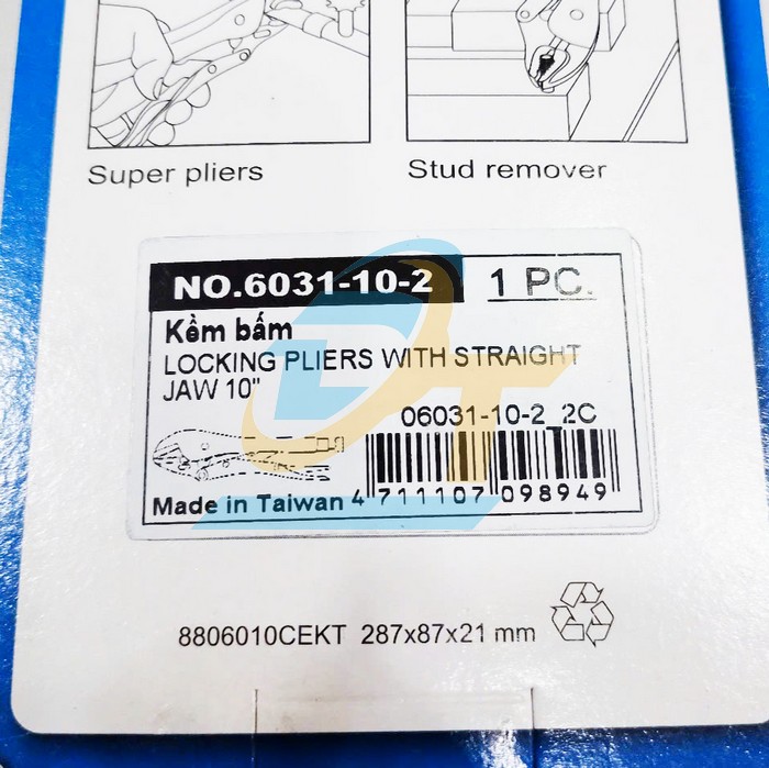 Kìm bấm chết 10"/254mm Kingtony 6031-10  KingTony | Giá rẻ nhất - Công Ty TNHH Thương Mại Dịch Vụ Đạt Tâm