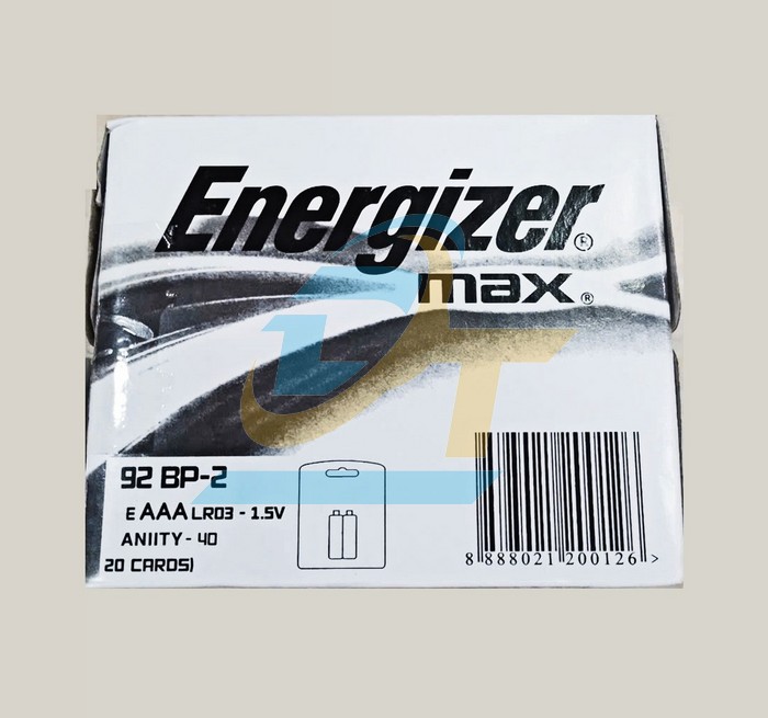 Pin AAA 1.5v Alkaline Energizer E92 BP2  ENERGIZER | Giá rẻ nhất - Công Ty TNHH Thương Mại Dịch Vụ Đạt Tâm