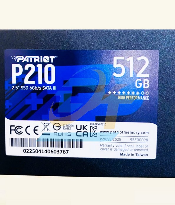 Ổ cứng SSD 2.5" 128GB Patriot P210 SATA III  PATRIOT | Giá rẻ nhất - Công Ty TNHH Thương Mại Dịch Vụ Đạt Tâm