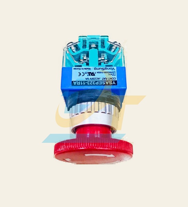 N&uacute;t nhấn khẩn cấp phi 25 Yongsung YSASEP323-11RA  YONGSUNG | Gi&aacute; rẻ nhất - C&ocirc;ng Ty TNHH Thương Mại Dịch Vụ Đạt T&acirc;m
