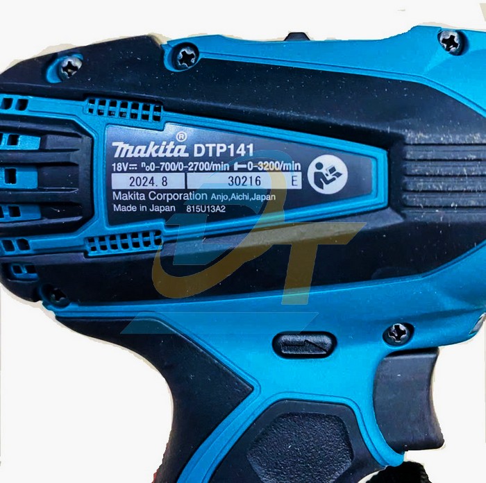 M&aacute;y vặn v&iacute;t cầm tay d&ugrave;ng pin Makita DTP141Z 18V (Chưa bao gồm pin sạc)  Makita | Gi&aacute; rẻ nhất - C&ocirc;ng Ty TNHH Thương Mại Dịch Vụ Đạt T&acirc;m