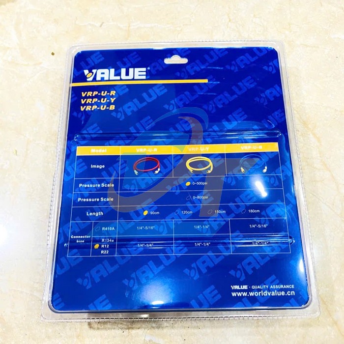 Bộ 3 d&acirc;y nạp gas Value R22 90cm  VALUE | Gi&aacute; rẻ nhất - C&ocirc;ng Ty TNHH Thương Mại Dịch Vụ Đạt T&acirc;m