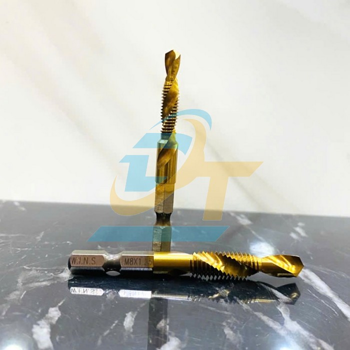 Bộ 6 mũi khoan taro chu&ocirc;i lục gi&aacute;c HSS phủ titanium W.I.N.S DRT-TIN M3-M10  W.I.N.S | Gi&aacute; rẻ nhất - C&ocirc;ng Ty TNHH Thương Mại Dịch Vụ Đạt T&acirc;m
