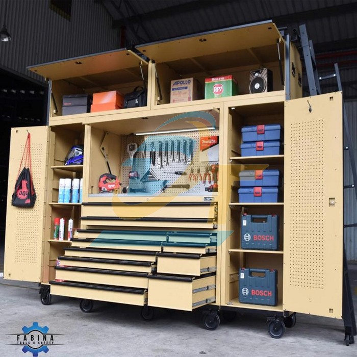 Bộ tủ dụng cụ 280cm m&agrave;u n&acirc;u  VietNam | Gi&aacute; rẻ nhất - C&ocirc;ng Ty TNHH Thương Mại Dịch Vụ Đạt T&acirc;m