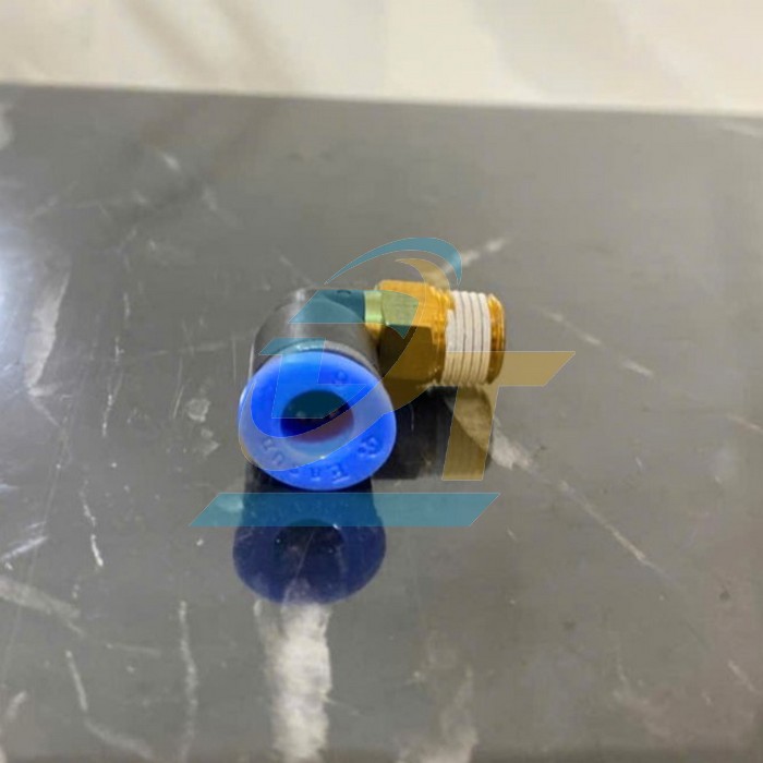 Co nối hơi chữ L phi 6mm - Ren ngo&agrave;i 9.6mm Easun EPL6-01  EASUN | Gi&aacute; rẻ nhất - C&ocirc;ng Ty TNHH Thương Mại Dịch Vụ Đạt T&acirc;m