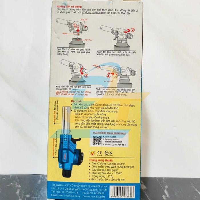 Đ&egrave;n kh&ograve; gas Namilux TS1719RN TS1719RN Namilux | Gi&aacute; rẻ nhất - C&ocirc;ng Ty TNHH Thương Mại Dịch Vụ Đạt T&acirc;m