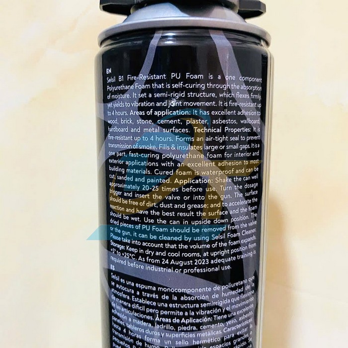 Keo bọt nở chống ch&aacute;y Selsil B1 750ml  SELSIL | Gi&aacute; rẻ nhất - C&ocirc;ng Ty TNHH Thương Mại Dịch Vụ Đạt T&acirc;m