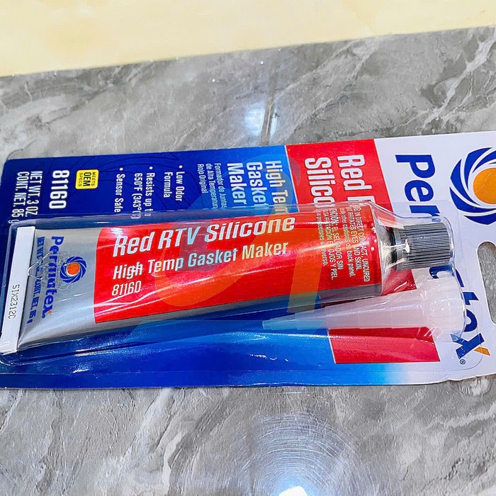 Keo tạo gioăng chịu nhiệt Permatex 650&deg;F Red RTV Silicone 85gr  PERMATEX | Gi&aacute; rẻ nhất - C&ocirc;ng Ty TNHH Thương Mại Dịch Vụ Đạt T&acirc;m