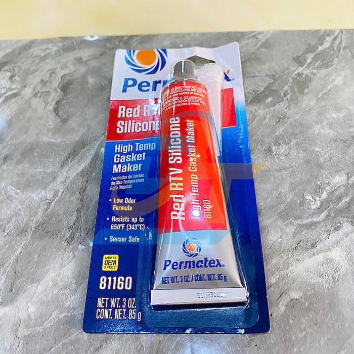 Keo tạo gioăng chịu nhiệt Permatex 650&deg;F Red RTV Silicone 85gr  PERMATEX | Gi&aacute; rẻ nhất - C&ocirc;ng Ty TNHH Thương Mại Dịch Vụ Đạt T&acirc;m