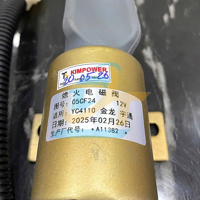 Solenoid tắt m&aacute;y d&ugrave;ng cho m&aacute;t ph&aacute;t điện D59-105-05 12V  China | Gi&aacute; rẻ nhất - C&ocirc;ng Ty TNHH Thương Mại Dịch Vụ Đạt T&acirc;m