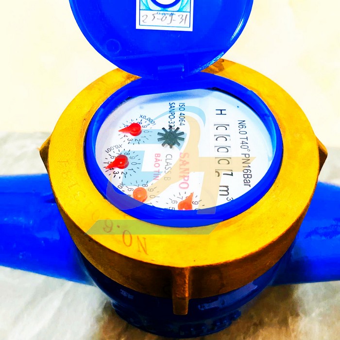 Đồng hồ nước sạch th&acirc;n gang nối ren Sanpo DN32 DN32 Sanpo | Gi&aacute; rẻ nhất - C&ocirc;ng Ty TNHH Thương Mại Dịch Vụ Đạt T&acirc;m