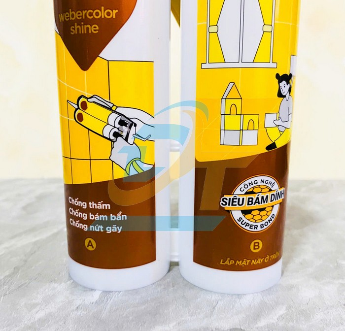 Keo ch&agrave; ron Epoxy 2 th&agrave;nh phần cao cấp Webercolor shine  Weberseal | Gi&aacute; rẻ nhất - C&ocirc;ng Ty TNHH Thương Mại Dịch Vụ Đạt T&acirc;m