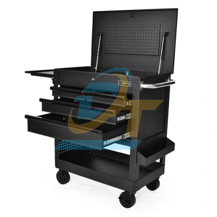 Xe đẩy dụng cụ 84cm-4 hộc k&eacute;o CSPS  CSPS | Gi&aacute; rẻ nhất - C&ocirc;ng Ty TNHH Thương Mại Dịch Vụ Đạt T&acirc;m